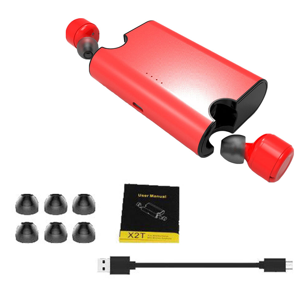 Wireless Earbuds Mini Bluetooth Earphone with 1500mAH Battery for iPhone Android