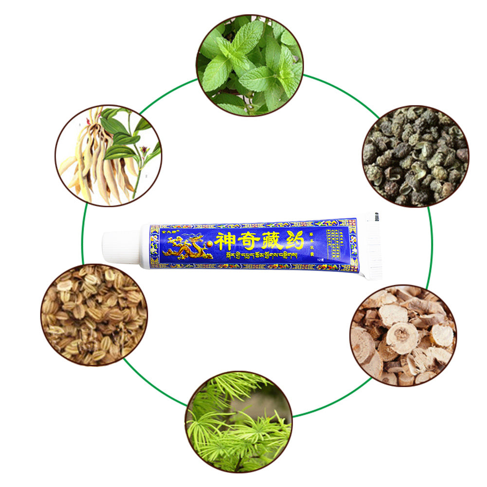 Chinese Tibetan Herbal Cream Soft Plaster Ointment Antibiosis Antiphlogosis