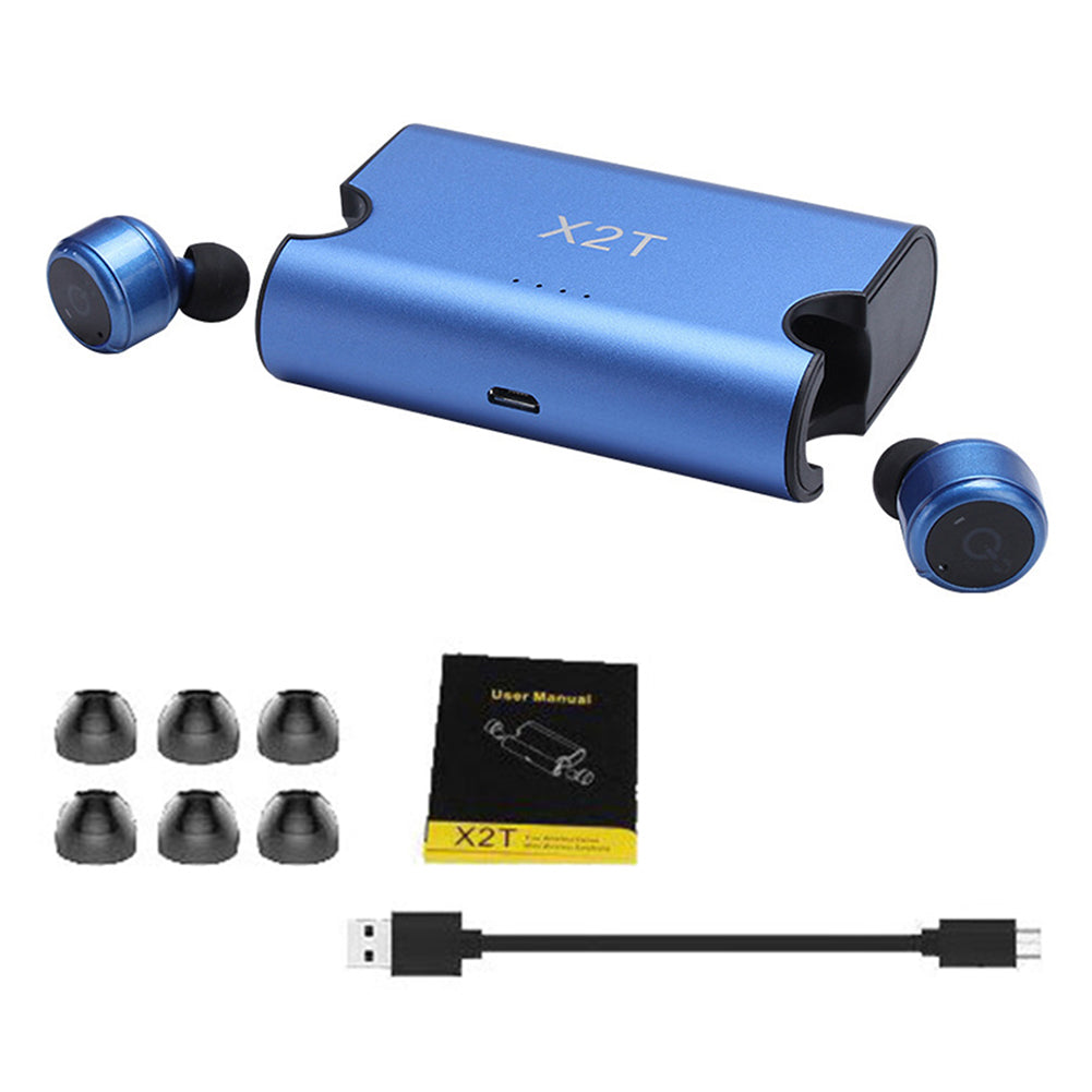 Wireless Earbuds Mini Bluetooth Earphone with 1500mAH Battery for iPhone Android