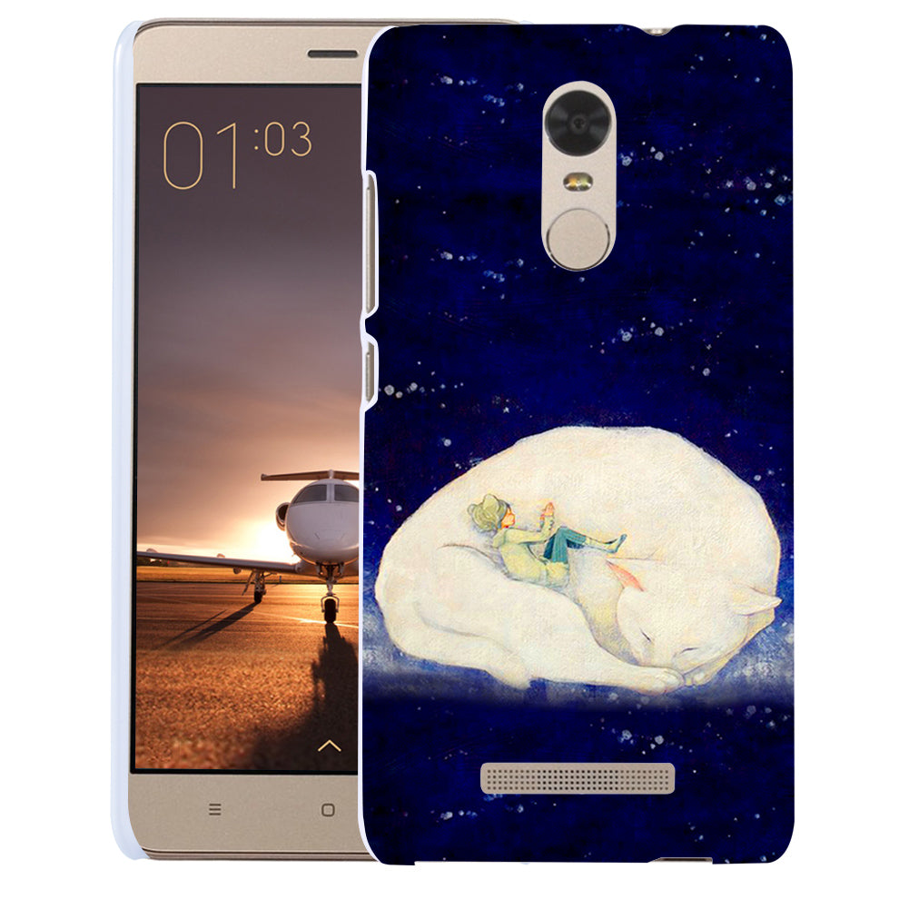Sleeping Girl Cat Phone Case for Samsung S8 iPhone 8 Redmi Note 2 3 Huawei P9