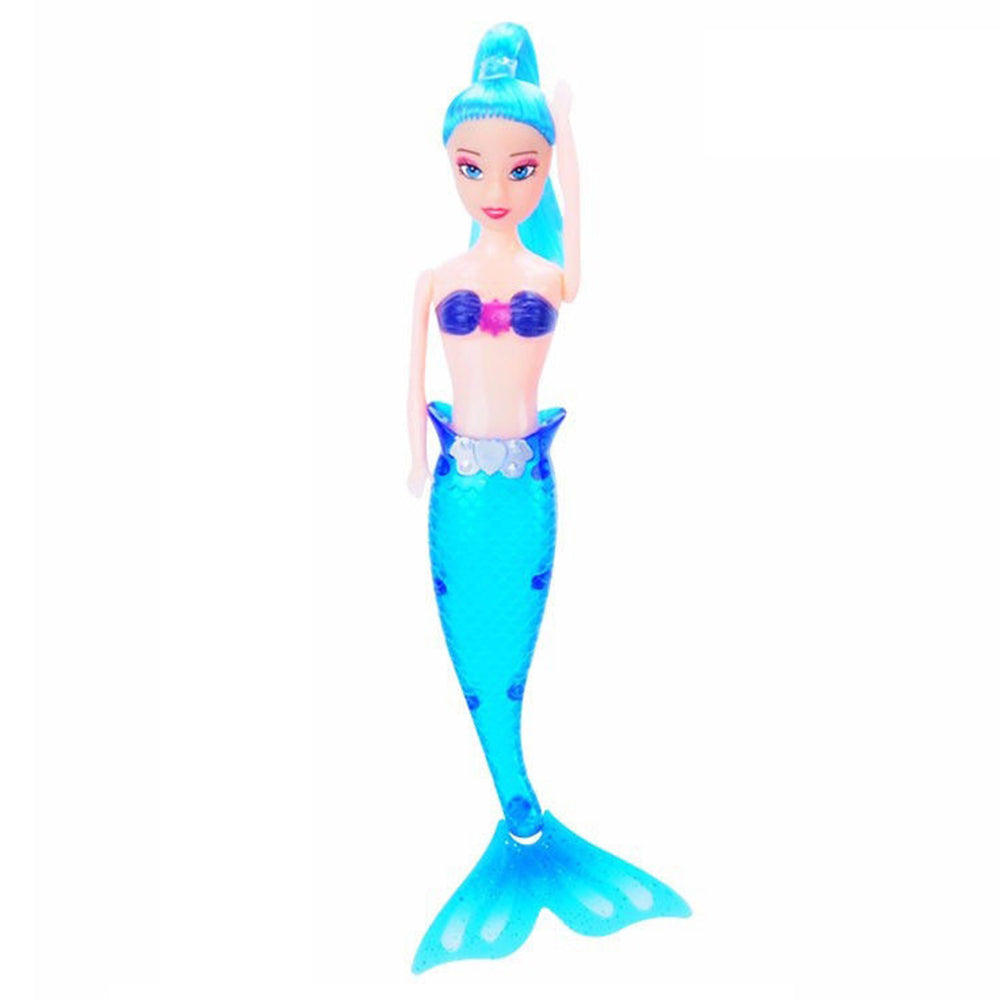 Flash LED Light Swimming Mermaid Princess Educational Doll Kid Girls Toy Gift