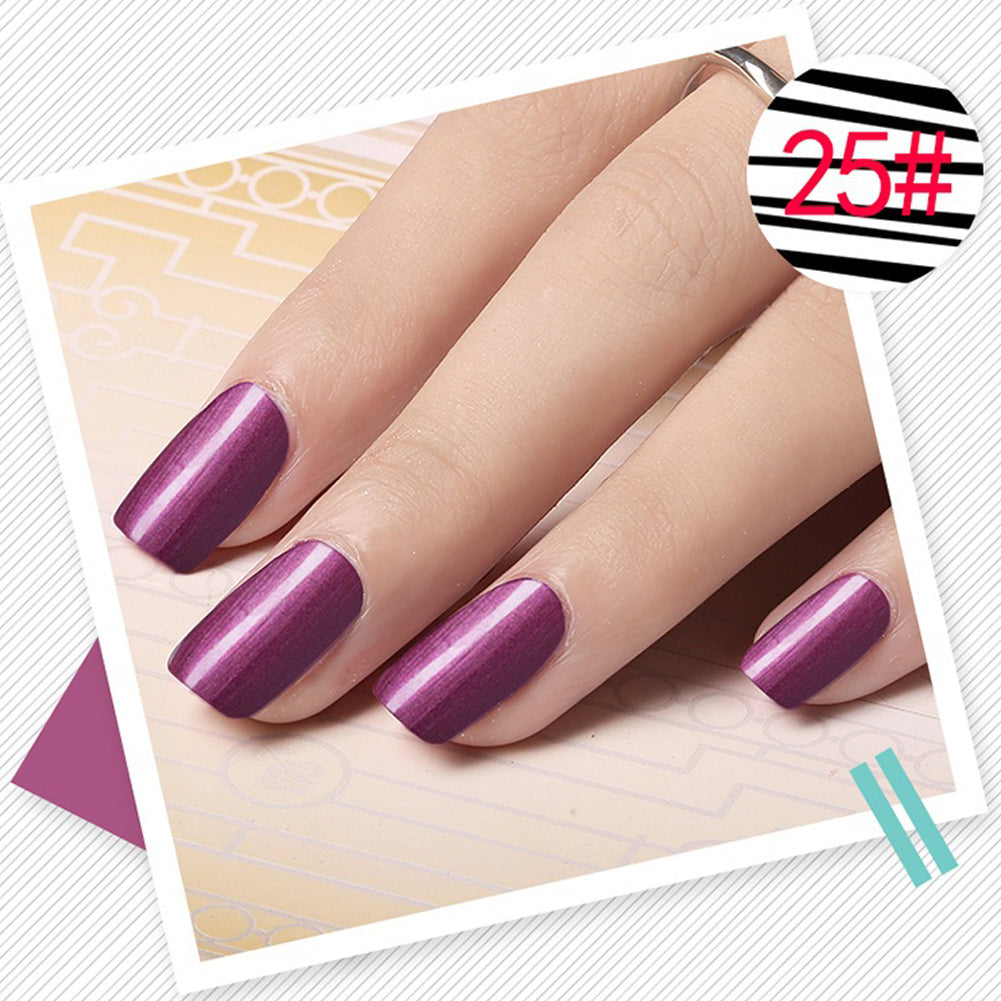 Women Charm Color Nail Art Stamping Polish Manicure Lacquer Beauty Varnish Gift