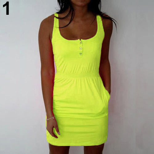 Women Casual Round Neck Pullover T-Shirt Loose Floral Hem Blouse Top Dress