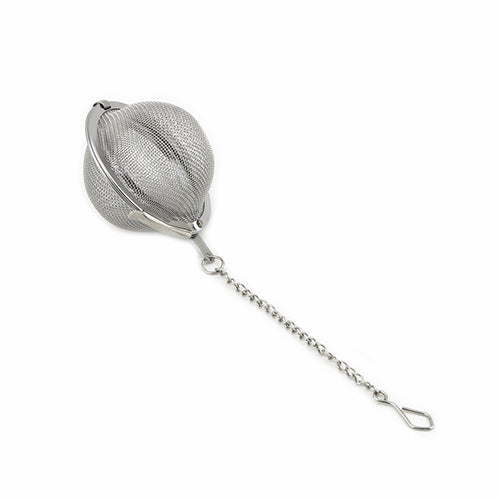 Stainless Steel Infuser Strainer Mesh Tea Spoon Locking Spice Egg Shaped Ball