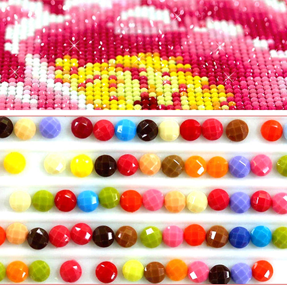 5D DIY Diamond Painting Rose Flower Landscape Wall Art Gift Home Wedding Decor