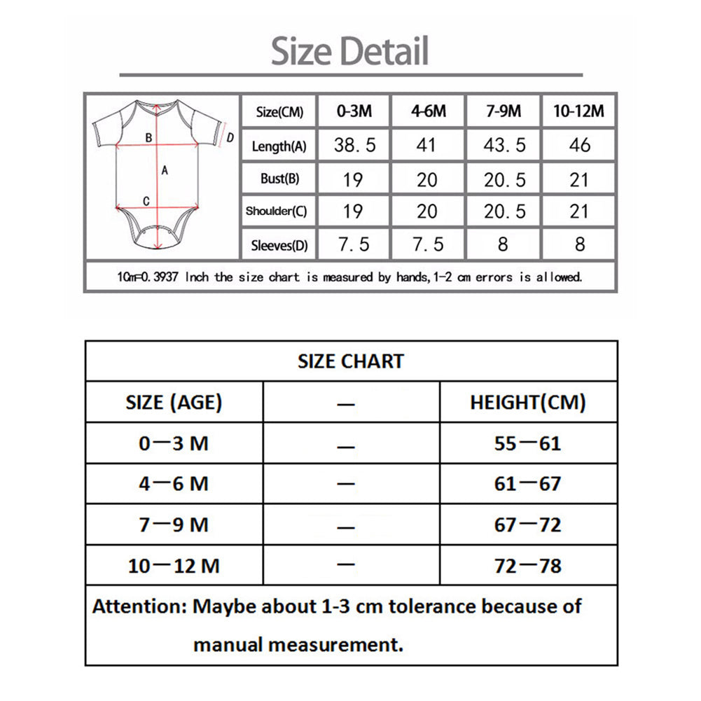 Lovely Hearts Printed Short Sleeve 0-1 Year Infant Baby Romper Summer Jumpsuits