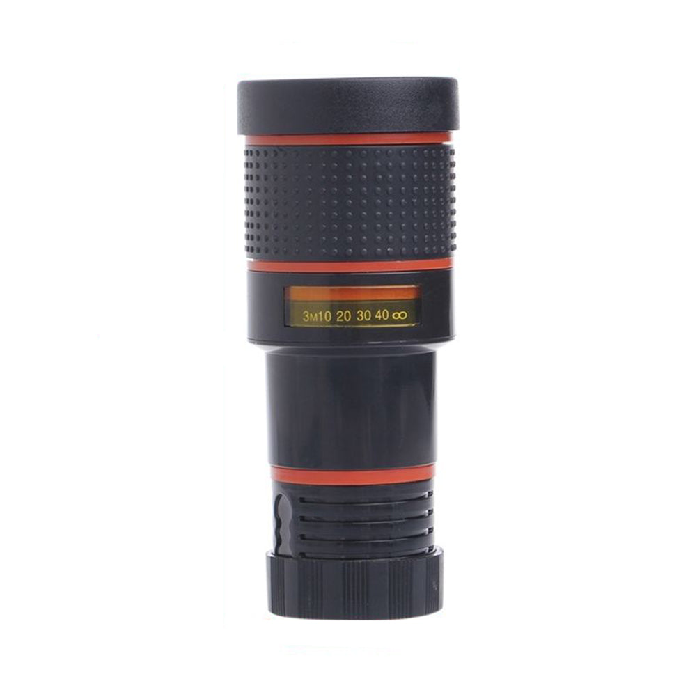Clip-on 8X Optical Zoom HD Telescope Camera Lens for Universal Mobile Phone