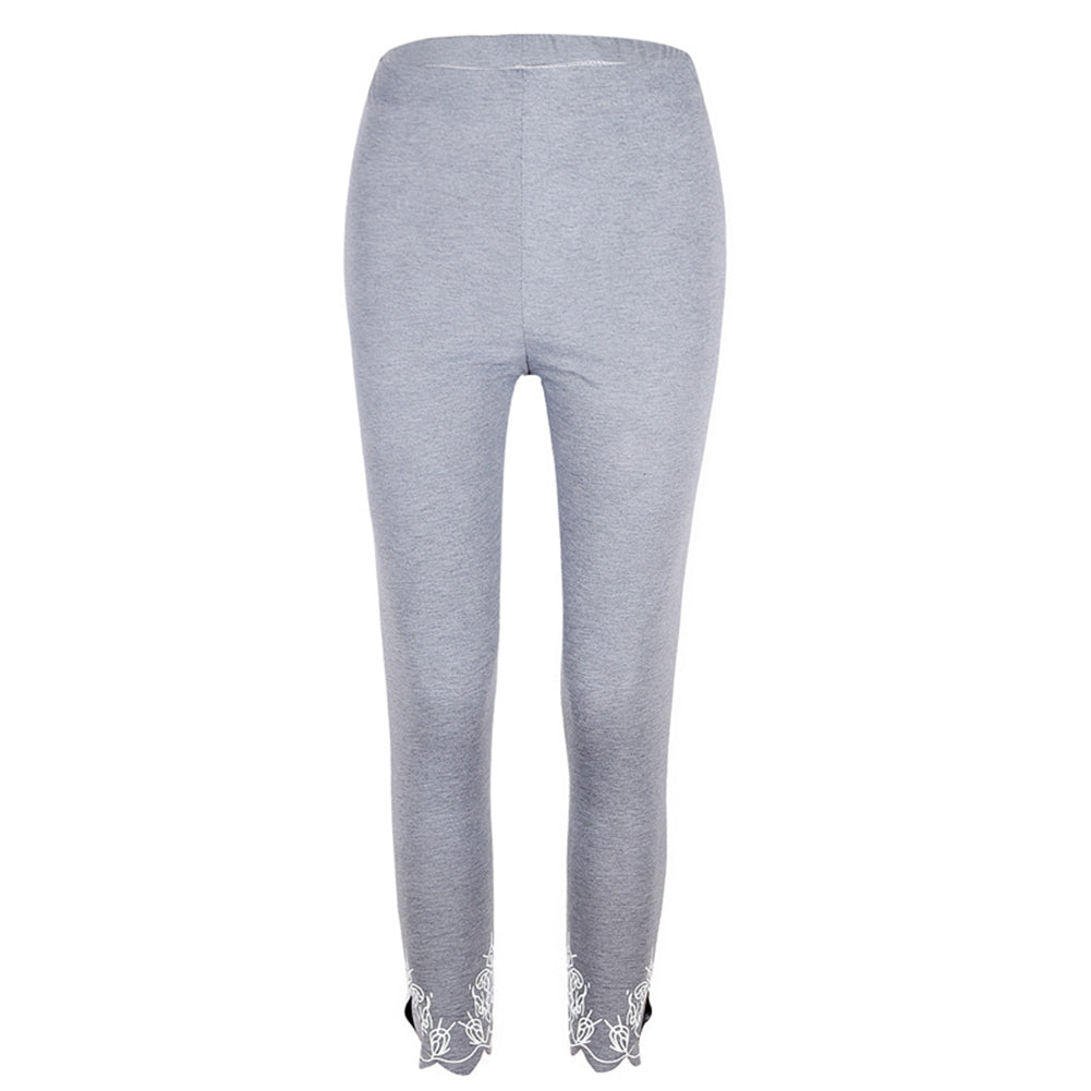 Women Casual Printing Slim Elasticity Leggings Skinny Pants Trousers Tights