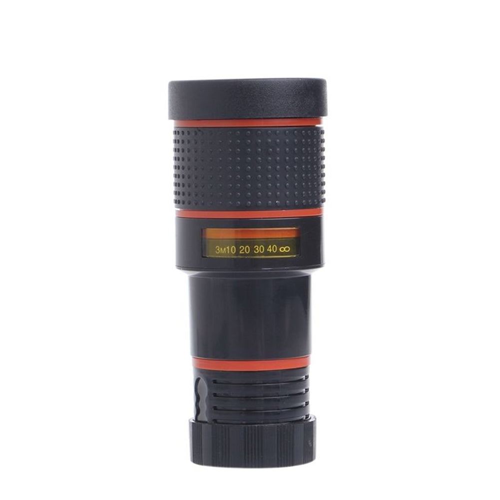 Clip-on 8X Optical Zoom HD Telescope Camera Lens for Universal Mobile Phone