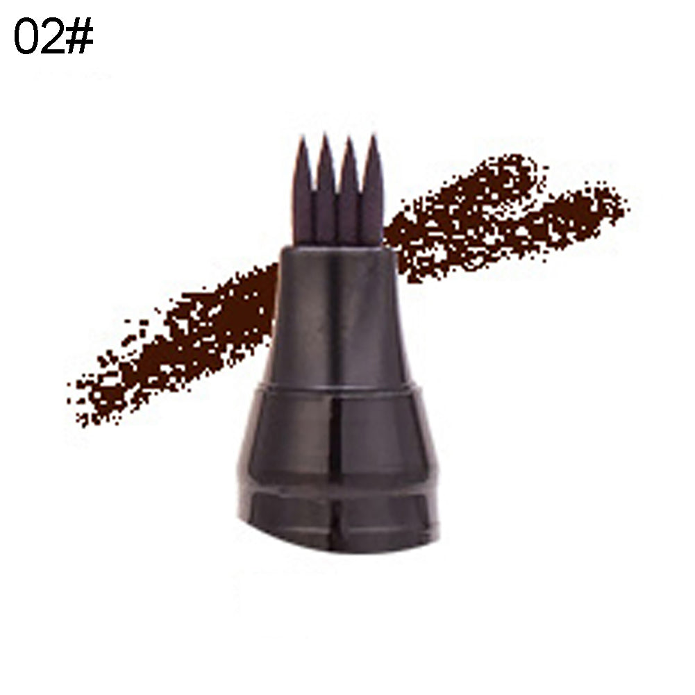 5.5g Long-Lasting Sweat-proof 4 Nibs Eyebrow Pen Women Makeup Cosmetic Tool