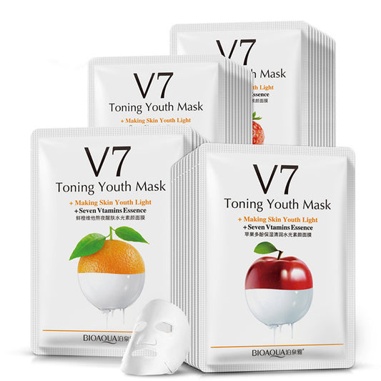Women Beauty Ultra-Thin Moisture Hydrating Fruit Vitamins Essence Mask Skin Care