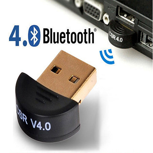Wireless Mini Bluetooth 4.0 USB 2.0 Dongle Adapter for Win 8 7 XP Laptop PC
