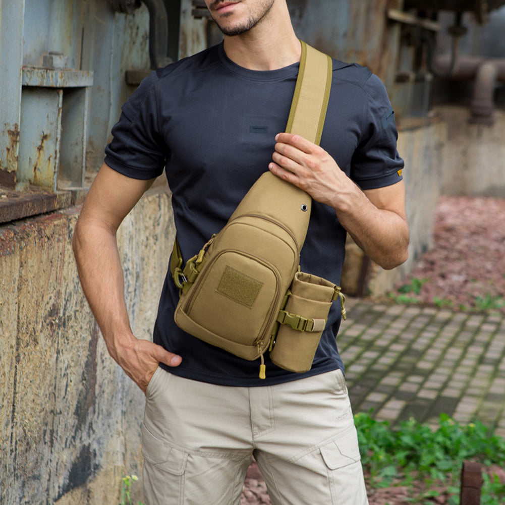 Portable Casual Outdoor Men Large Capacity Shoulder Sling Crossbody Chest Bag