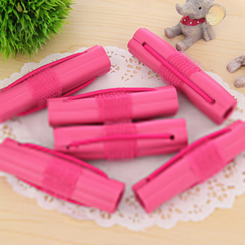 6Pcs Women Flower Design Sponge Hair Curler Maker Roller Rods Salon DIY Tool