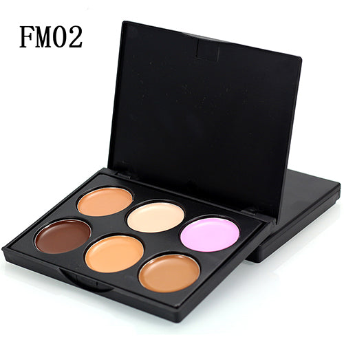 Women Beauty Makeup Cosmetic Tool Long Lasting 6 Colors Concealer Cream Palette