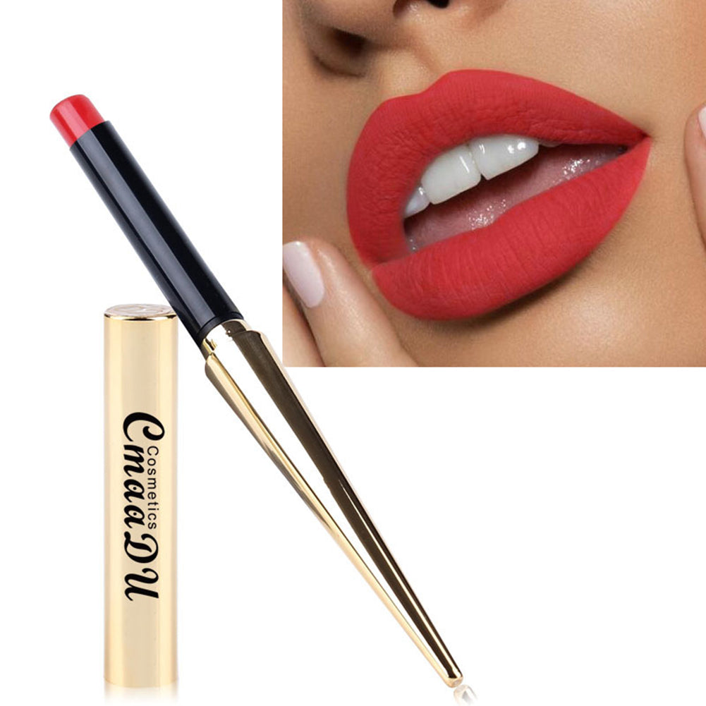 Women Beauty Velvet Matte Lipstick Pencil Pen Waterproof Long Lasting Lip Makeup
