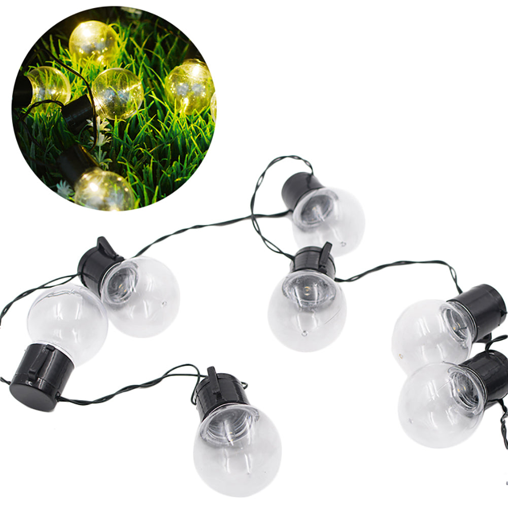 Solar 10-LED Bulb Outdoor Yard Lawn Christmas Decorative Fairy String Light