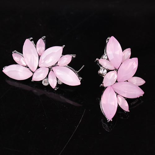 Women Fashion Rhinestone Ear Drop Dangle Stud Earring Jewelry Xmas Gift