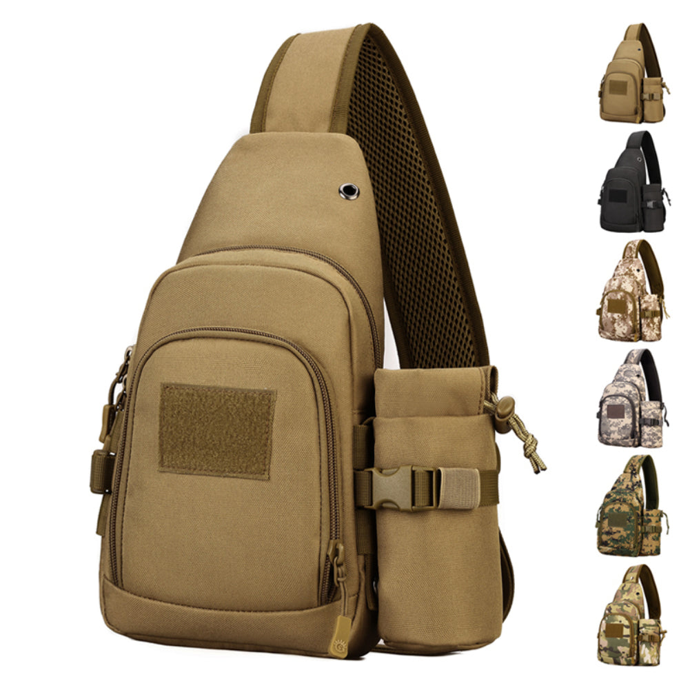Portable Casual Outdoor Men Large Capacity Shoulder Sling Crossbody Chest Bag