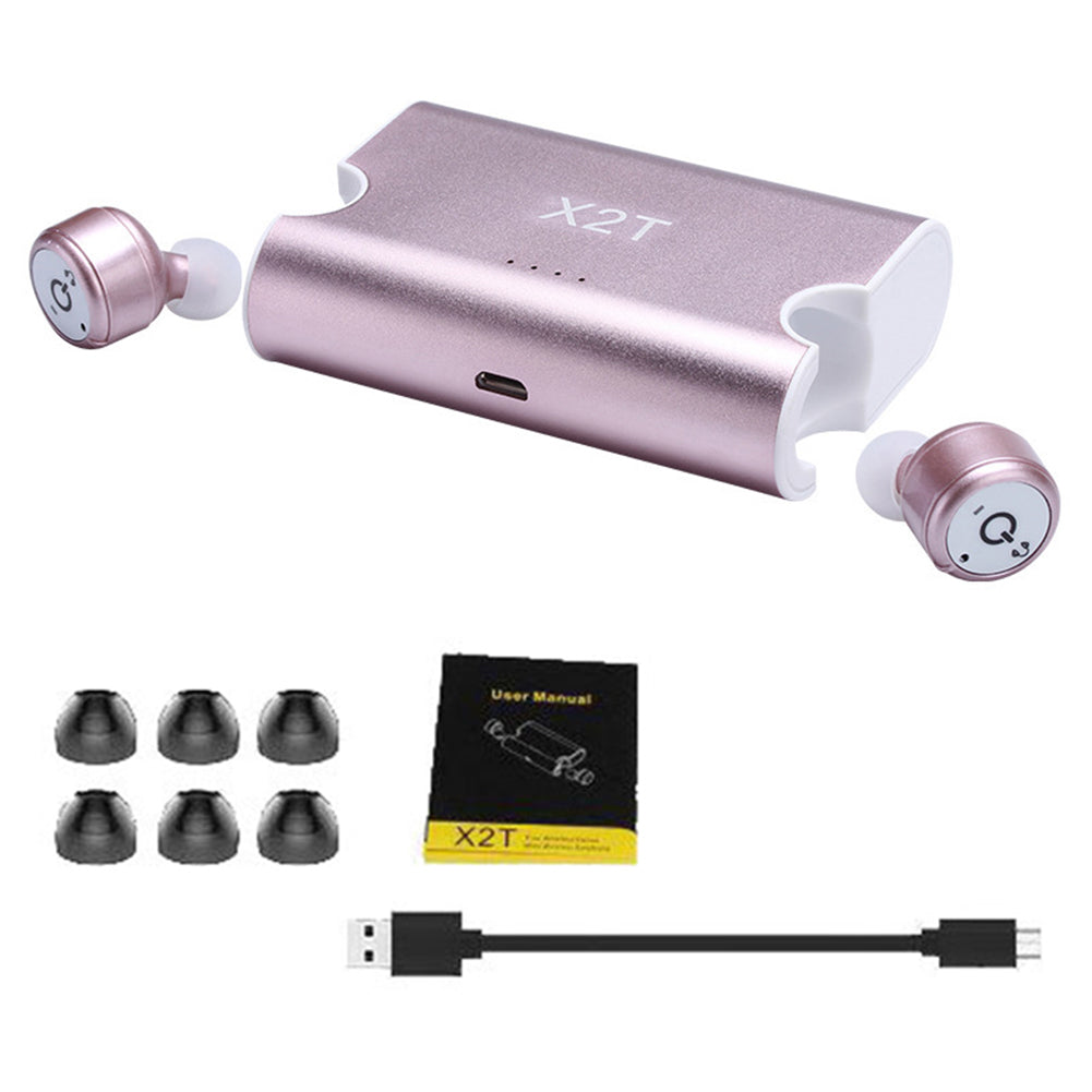 Wireless Earbuds Mini Bluetooth Earphone with 1500mAH Battery for iPhone Android