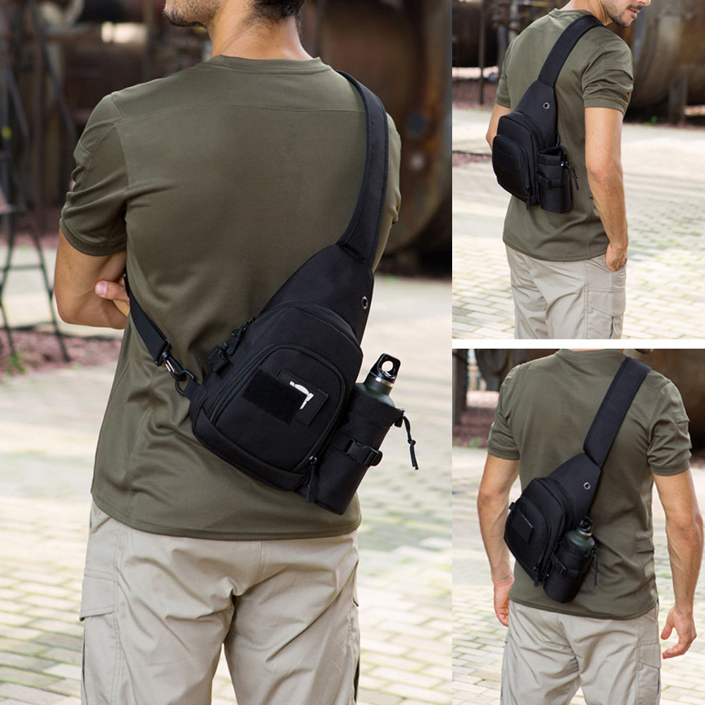 Portable Casual Outdoor Men Large Capacity Shoulder Sling Crossbody Chest Bag