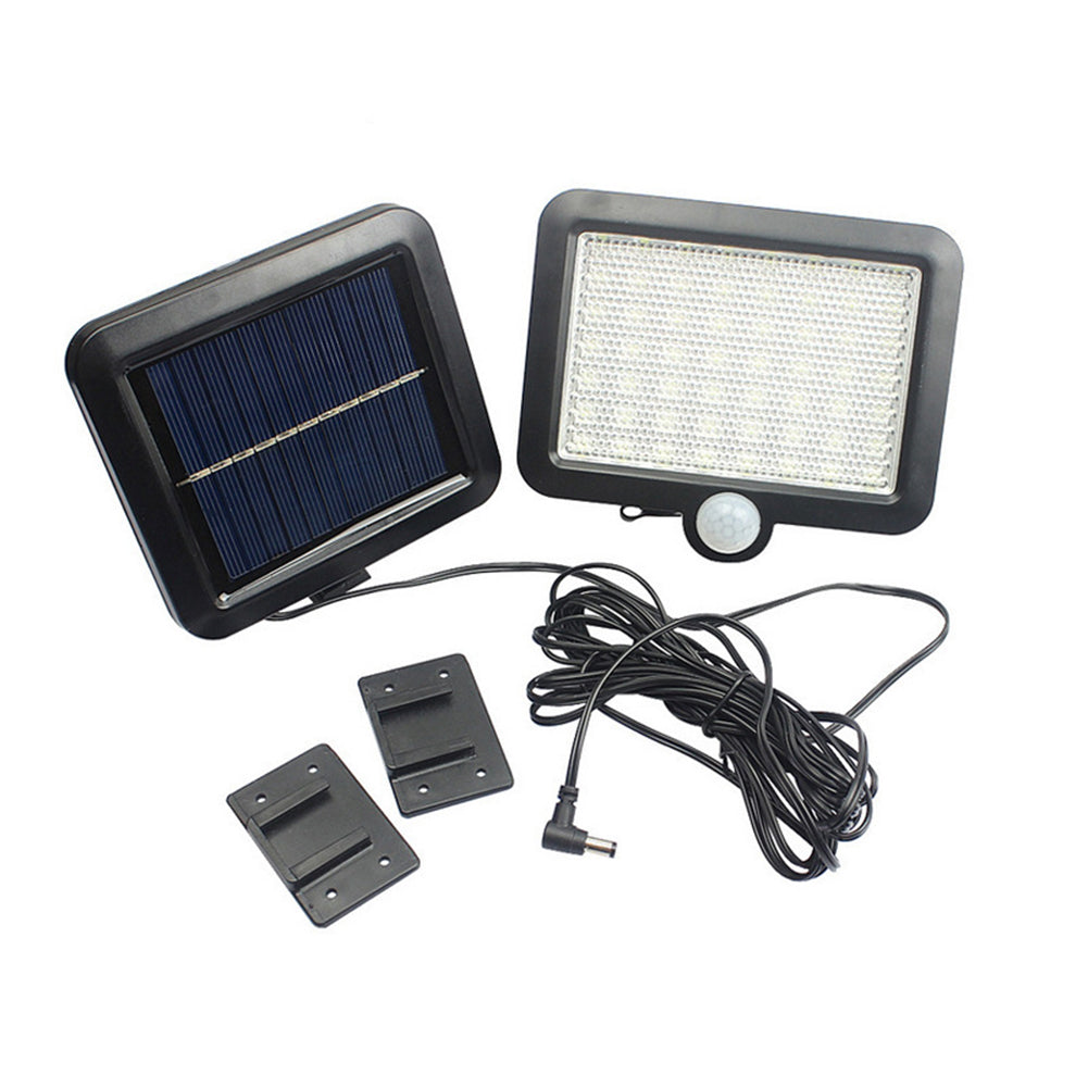 56LED Solar Powered Motion Sensor Wall Light Lamp Outdoor for Patio Yard Garden