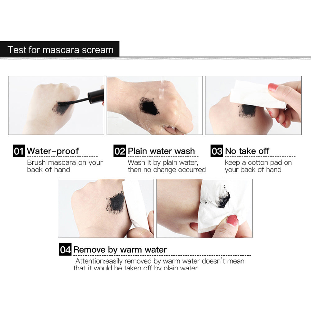 Women Eyelash Extension Black Thick Eye Makeup Beauty Mascara Cosmetic Gift