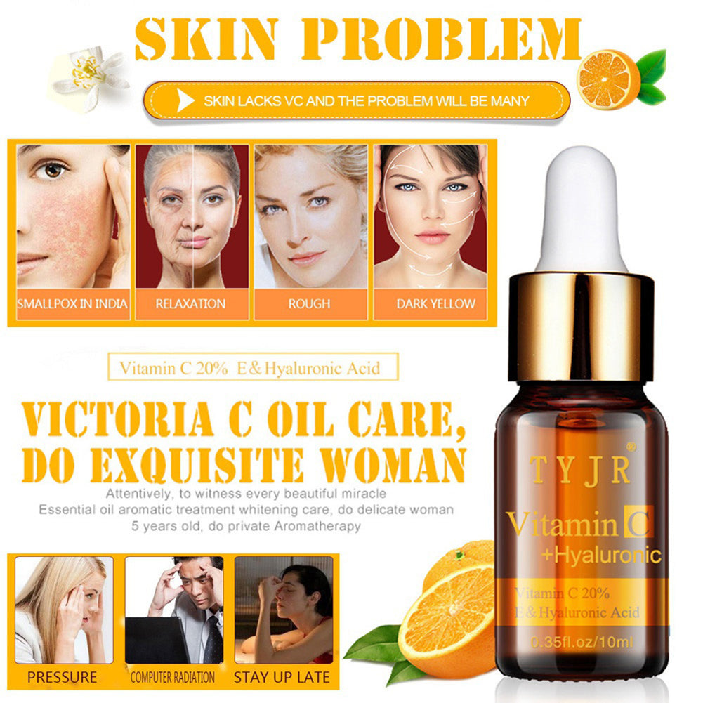 Vitamin C Facial Serum Whitening Brighten Moisturizing Anti-wrinkle Skin Care