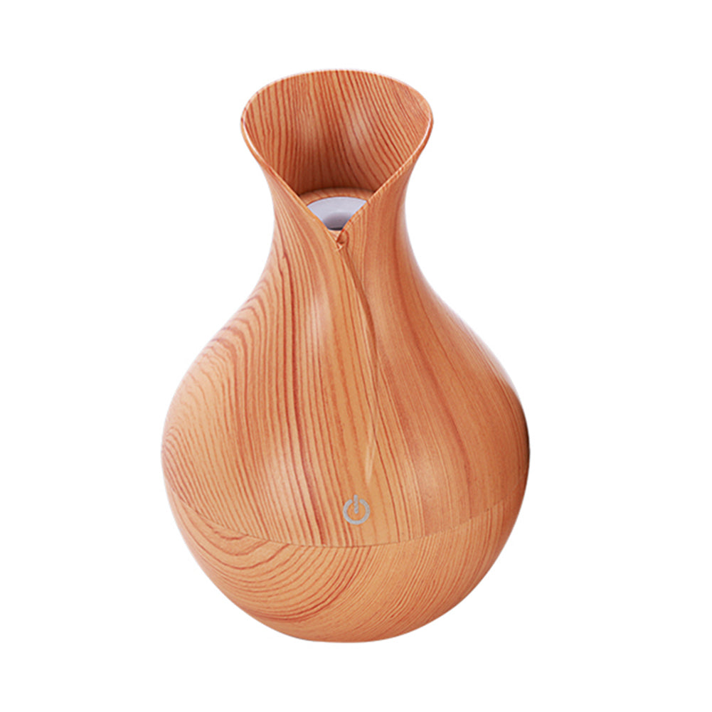 Night Light Wood Grain Cool Mist Humidifier Aromatherapy Essential Oil Diffuser