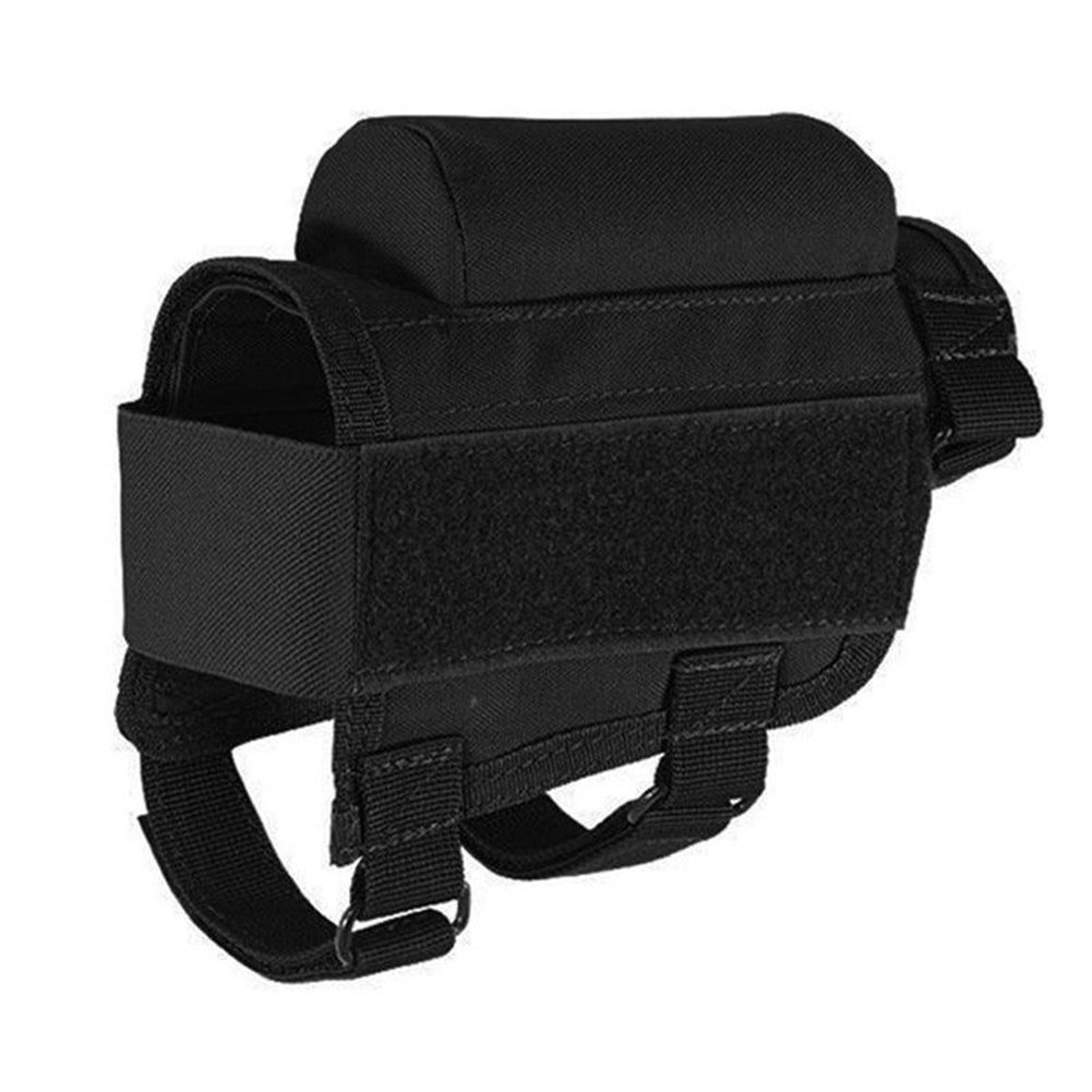 Tactical Nylon Buttstock Cheek Rest with Ammo Carrier Case for .300 .308 Winmag
