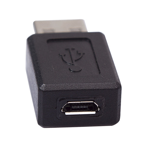 Mini Black USB Male to Micro USB Female B M/F Adapter Connector Converter