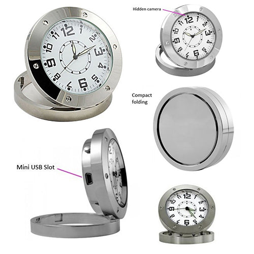 Mini Table Clock Watch Spy Camera DVR Video Recorder Hidden Cam Camcorder