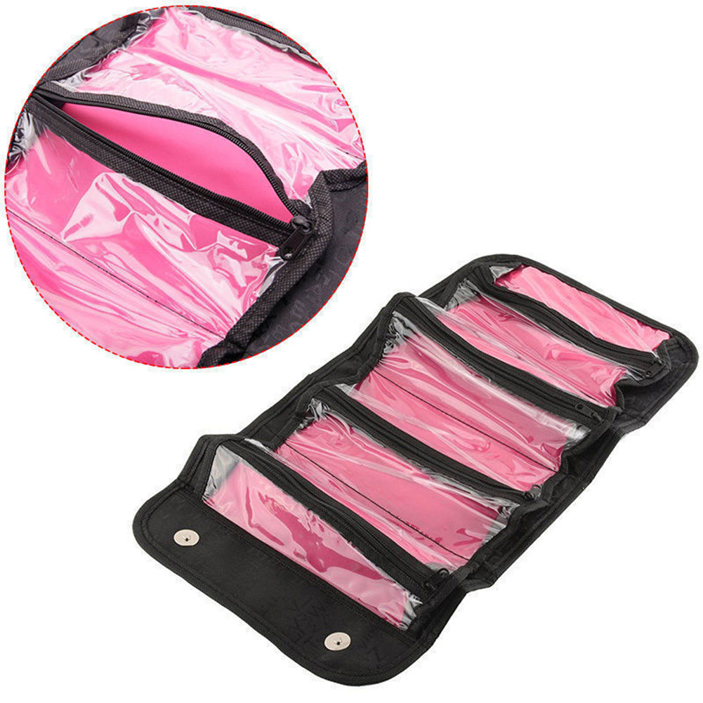 Multifunctional Women Makeup Storage Bag Travel Pouch Hanging Toiletry Organizer