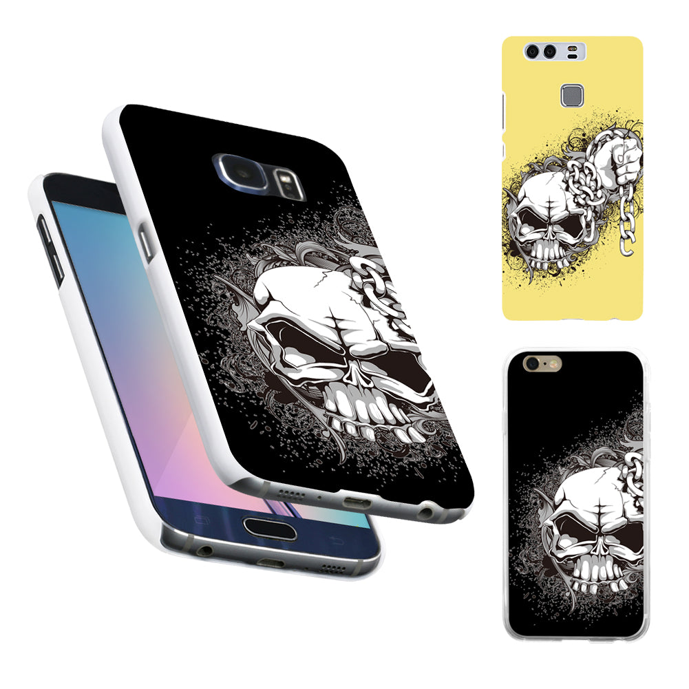 Skull Fist Phone Case Cover for iPhone 7 8 Samsung Galaxy S8 Huawei P9 Mate 8 9