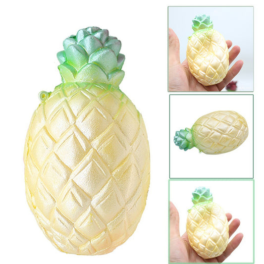Cute Pineapple Fruit Squishy Vent Toy Squeeze Grip Stress Reliever Home Decor