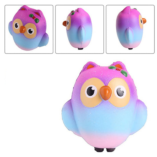 Cute Owl Animal Anti-stress Slow Rising Stress Relief Kids Adult Squeeze Toy