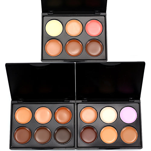 Women Beauty Makeup Cosmetic Tool Long Lasting 6 Colors Concealer Cream Palette