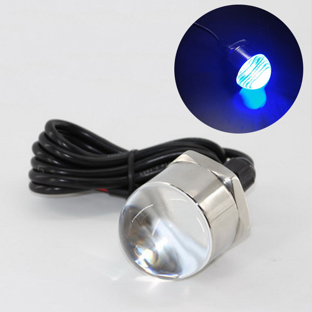 12V LED Light Boat 1/2inch NPT Marine Underwater Diving Swimming Waterproof Bulb