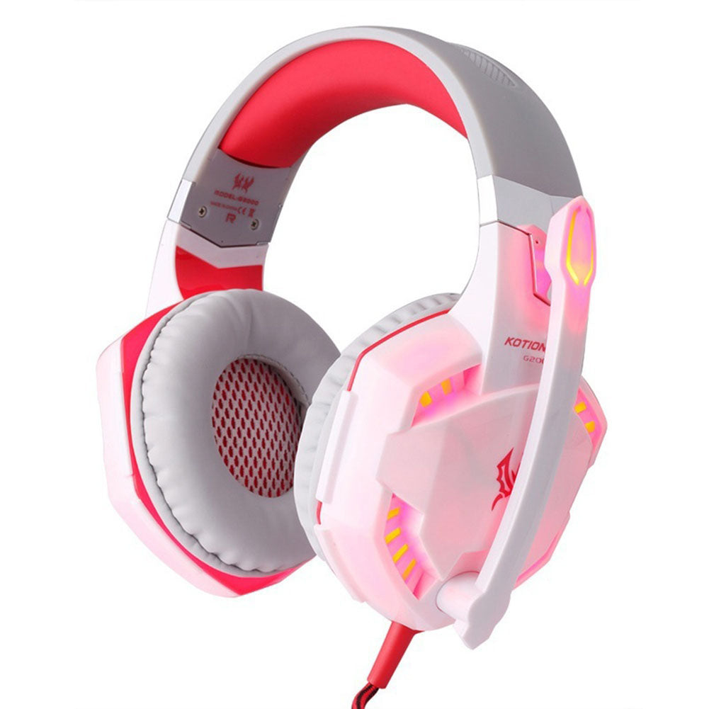Noise Cancelling Mic Stereo Gaming Headphone Deep Bass Earphone Wired Headset