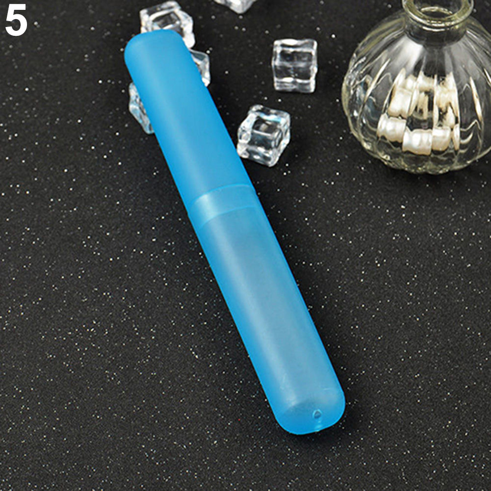 Fashion Travel Hiking Camping Portable Toothbrush Case Storage Holder Cover Box