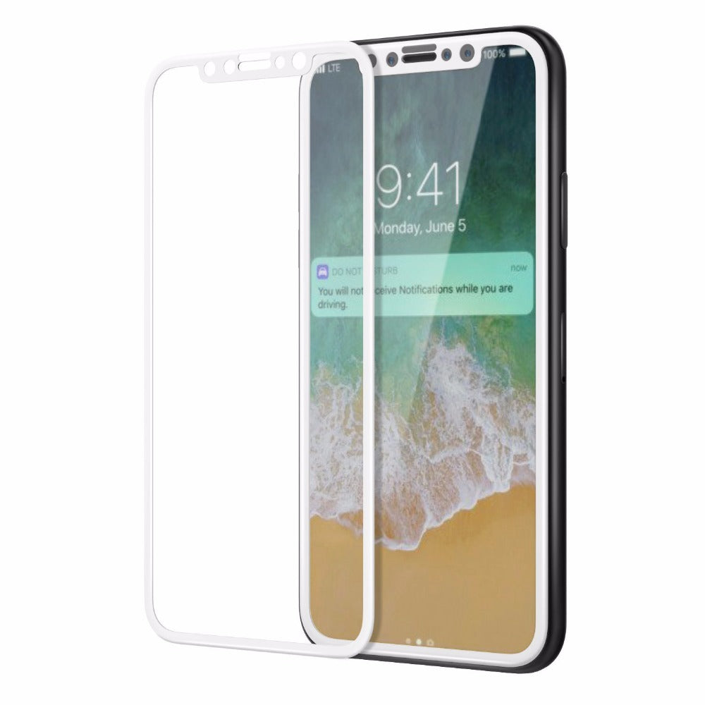 Full Cover Tempered Glass Film For iPhone X