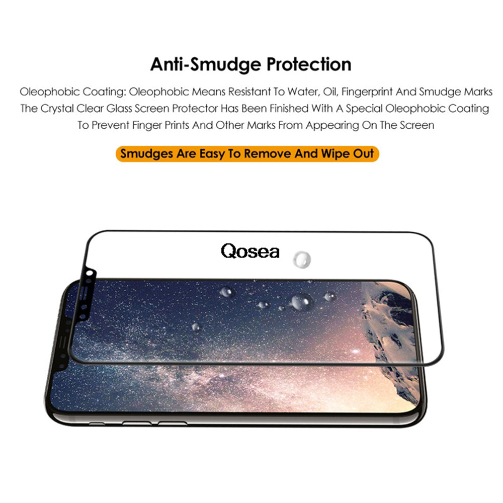 Full Cover Tempered Glass Film For iPhone X