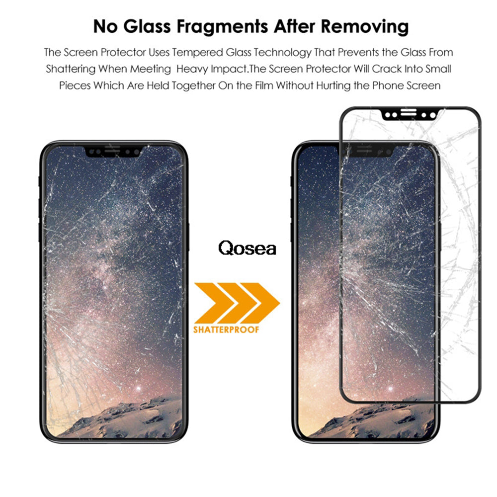 Full Cover Tempered Glass Film For iPhone X