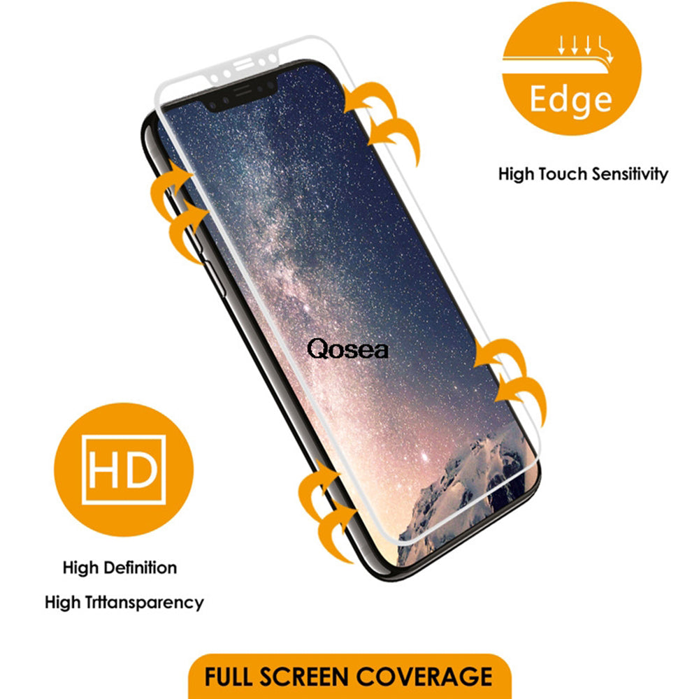 Full Cover Tempered Glass Film For iPhone X