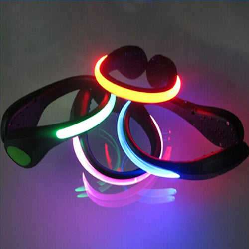 Running Cycling Walking Sport LED Shoes Clip Safety Night Warning Light Lamp