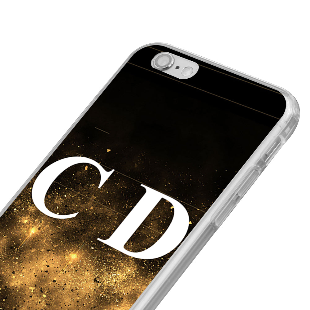 Stylish CD Letter Print Phone Case Cover for iPhone 7 Plus Samsung Galaxy S6 S5