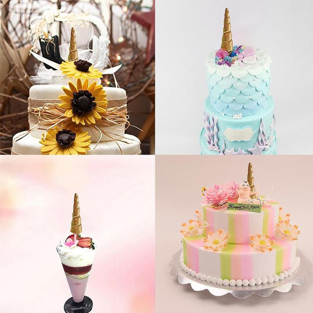 Cute 3D Unicorn Horn Shape Silicone Mold Fondant Cake Mold