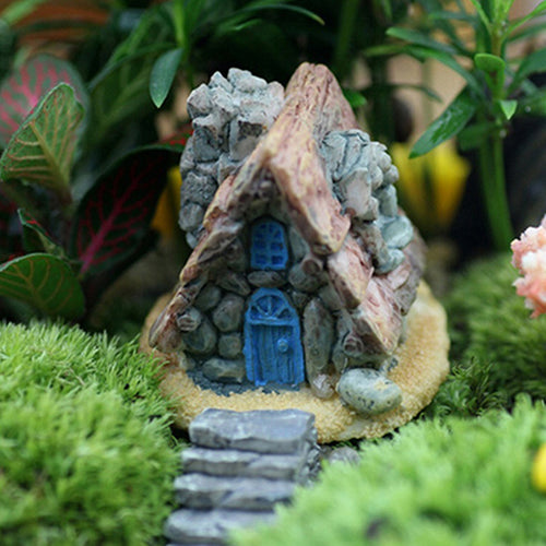 Fairy Garden Miniature Stone House Random Style Craft Micro Landscape Decoration