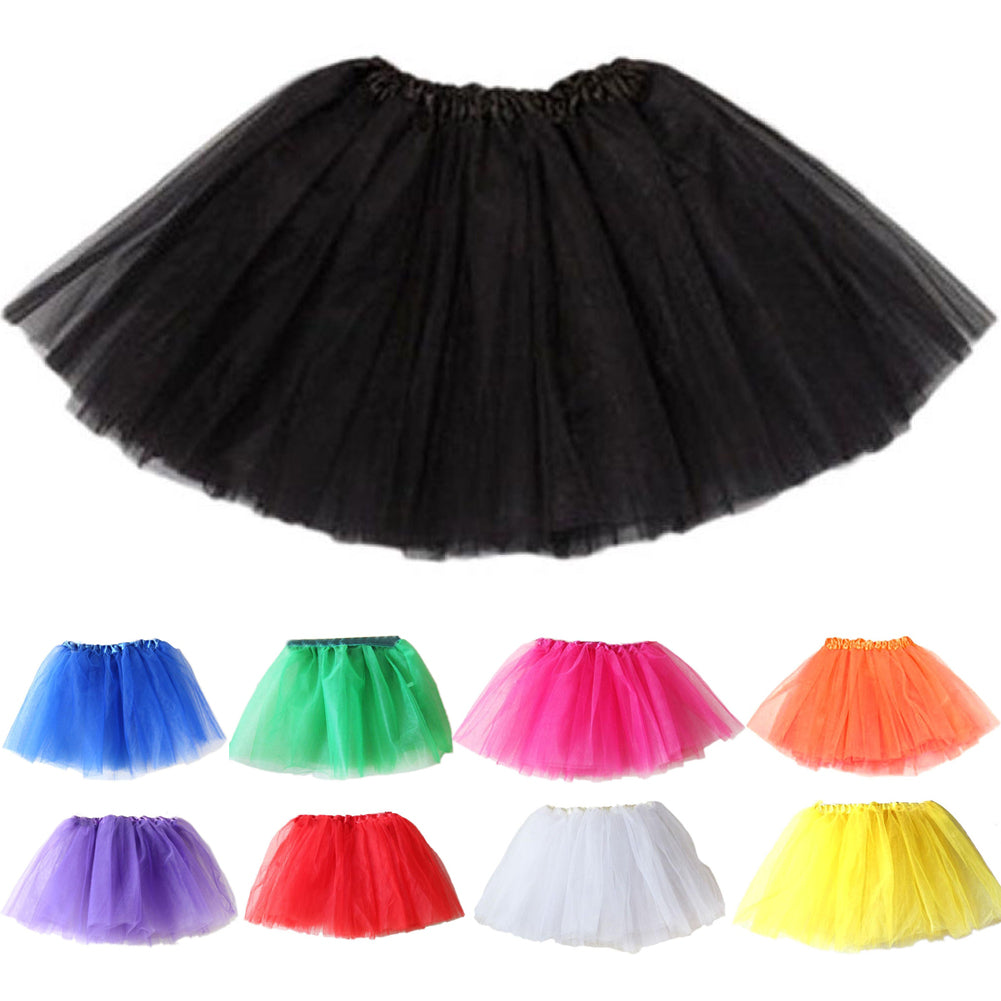 Cute Girl Little Princess Fancy Dancewear Ballet Dance Party Tutu Skirt Costume