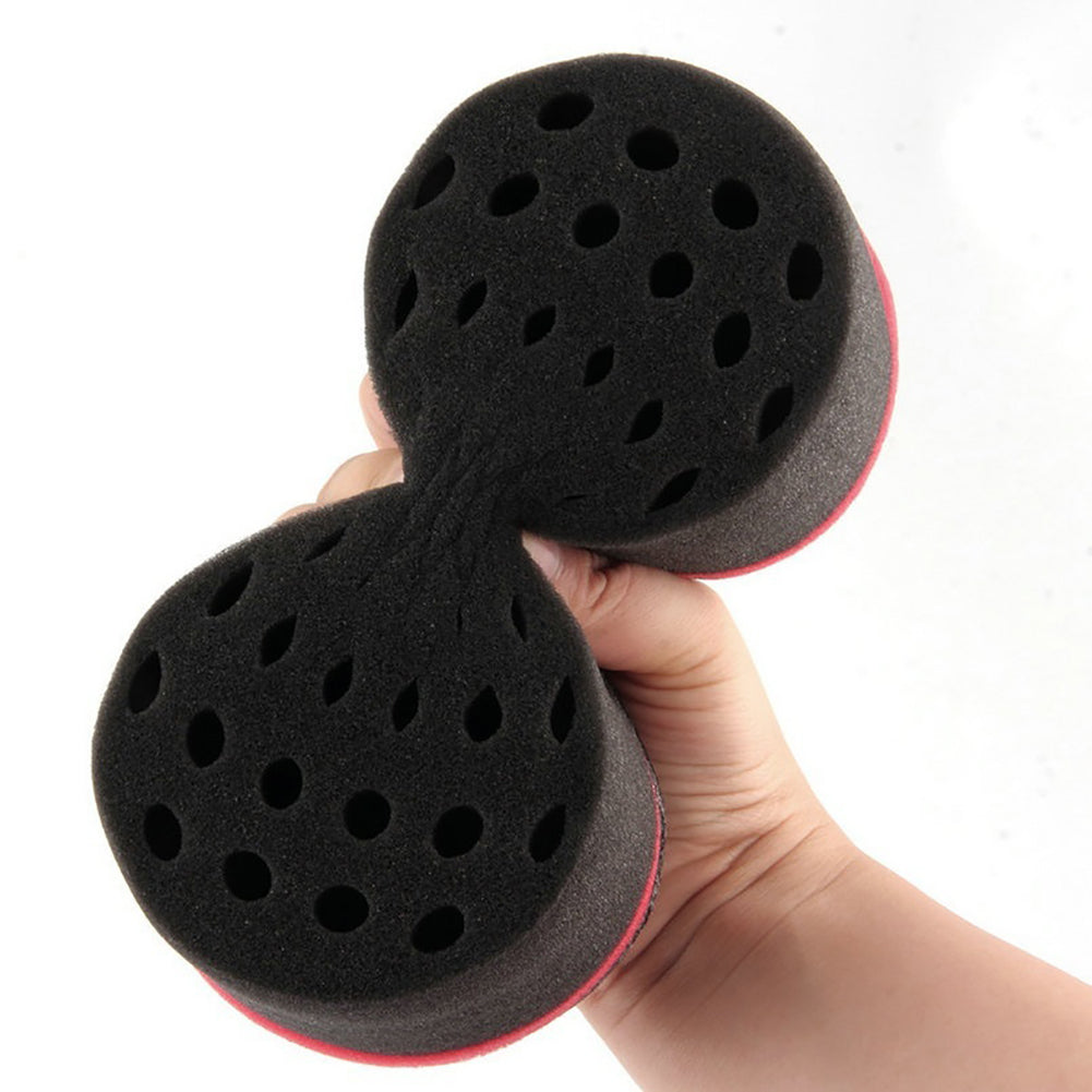8 Shape Barber Tool Hair Sponge Brush for Dreads Locking Wave Twists Coil Curl